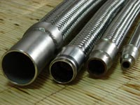 Metal hose for welding